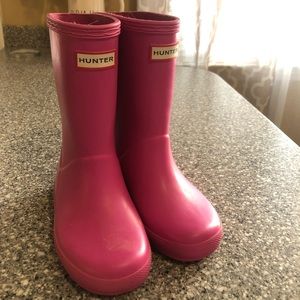 HUNTER boots Pink size 11
